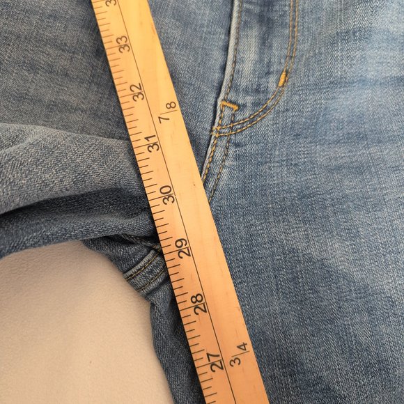 Levi's 711 Skinny Jeans - Women's Size 30 Light Blue - Picture 8 of 10